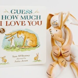NWT Guess How Much I Love You Bunnies & Board Book